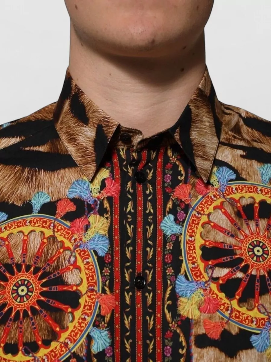 Dolce&Gabbana Printed Cotton Long-Sleeve T-Shirt