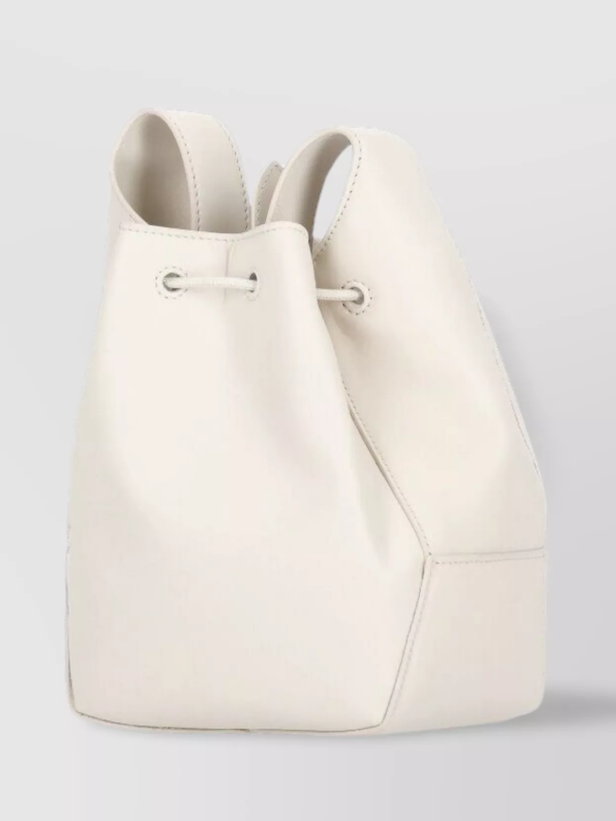 Brunello Cucinelli Leather Shoulder Bag Smooth Finish In Gray