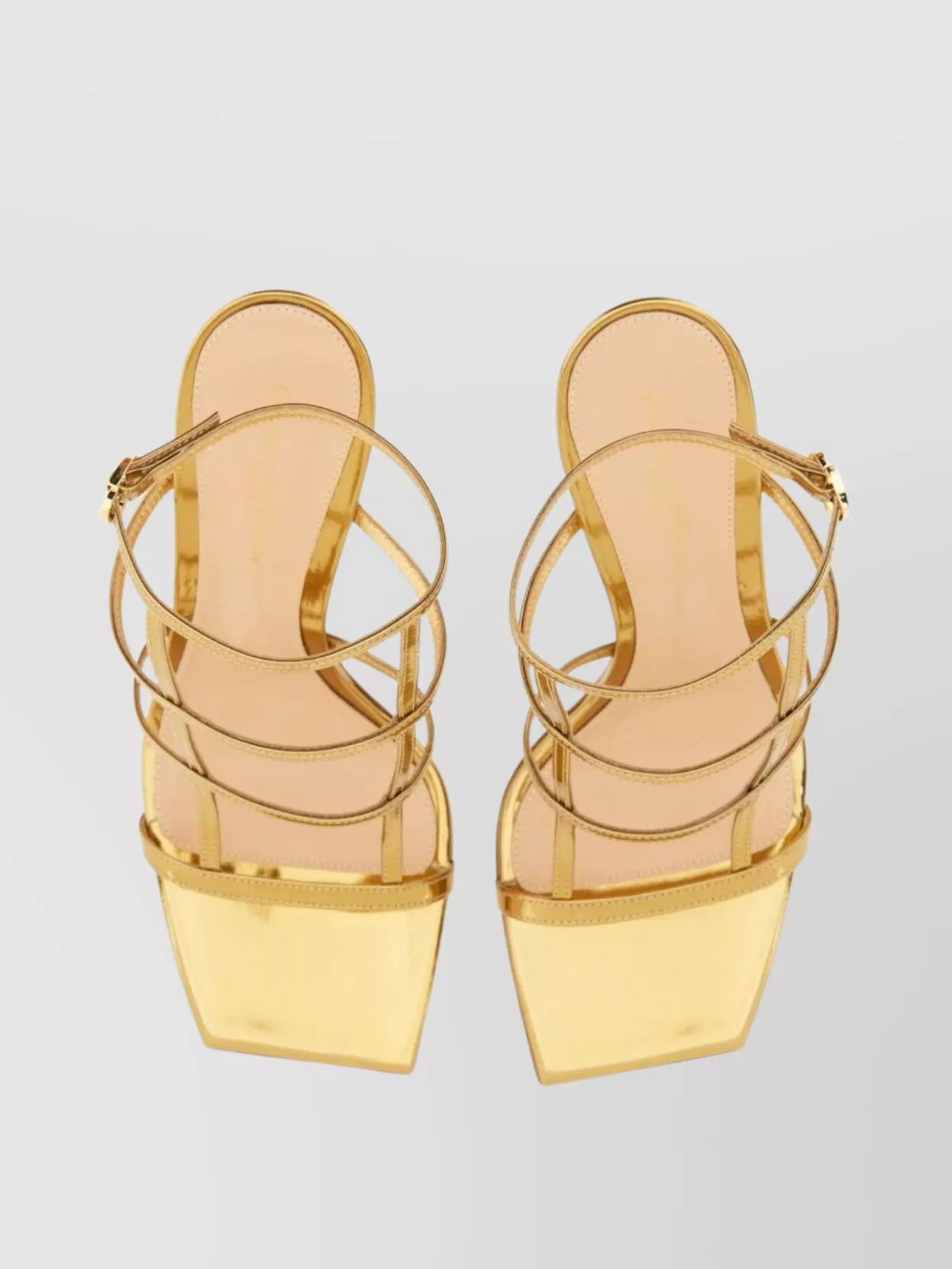 Gianvito Rossi Square Toe Strappy Sandals