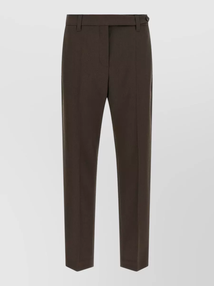 Brunello Cucinelli Virgin wool tapered suit trousers