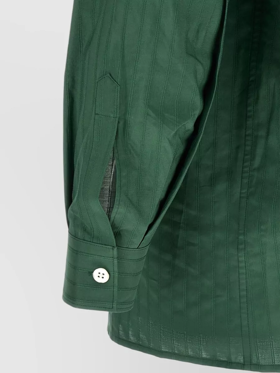 Namacheko Striped Cotton Long-Sleeve Shirt