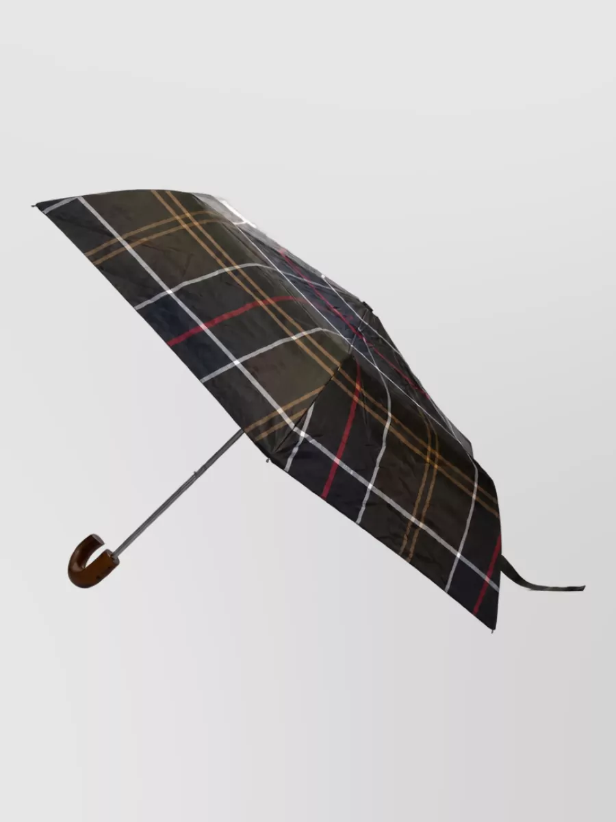 Barbour tartan mini umbrella