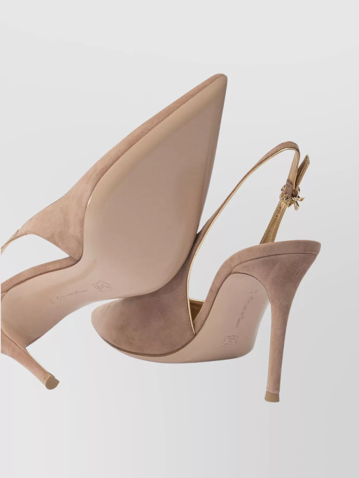 Gianvito Rossi Slingback Sandals Buckle Detail