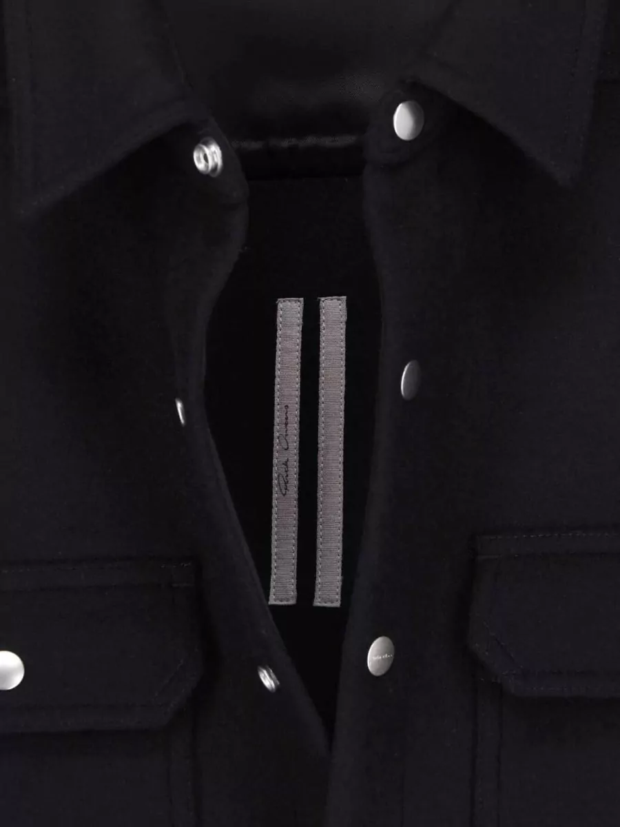 Rick Owens Virgin Wool Single-Breasted Coat