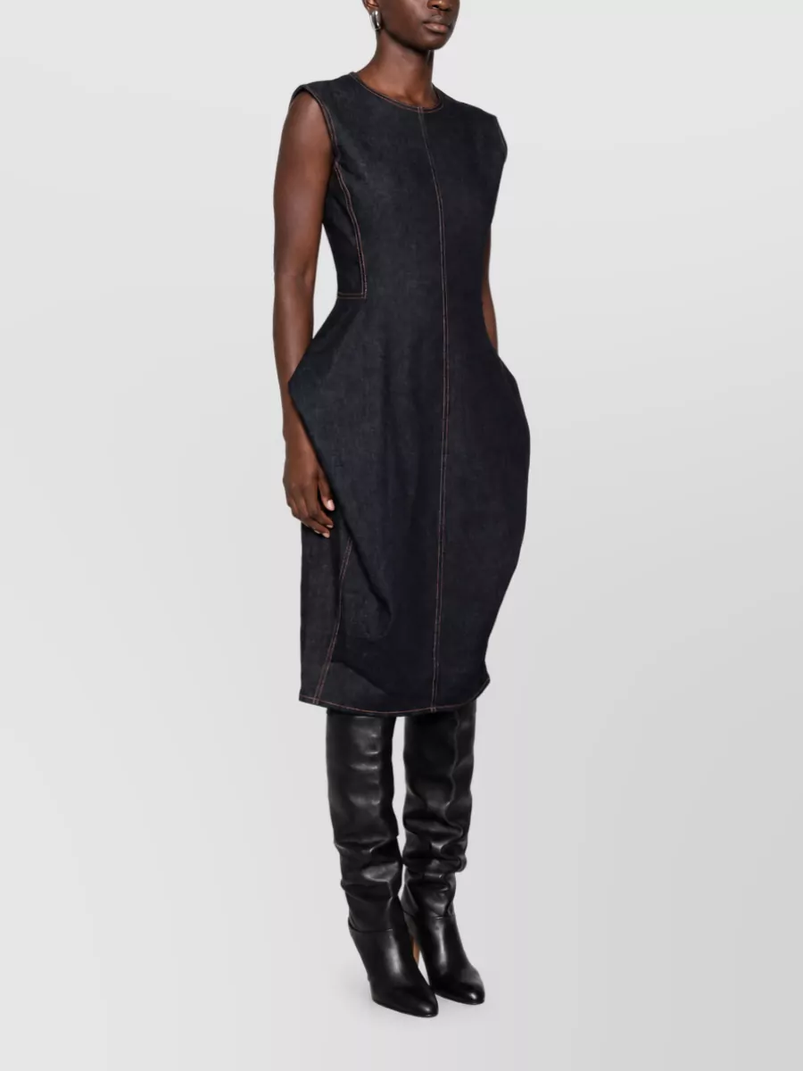 Jacquemus Knee-Length Denim Skirt