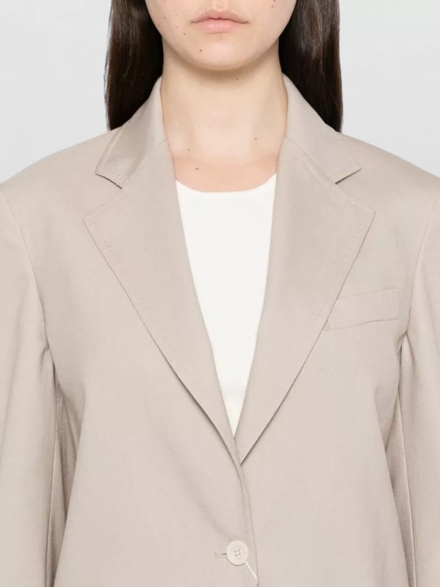 Max Mara Silk Virgin Wool Mohair Blazer