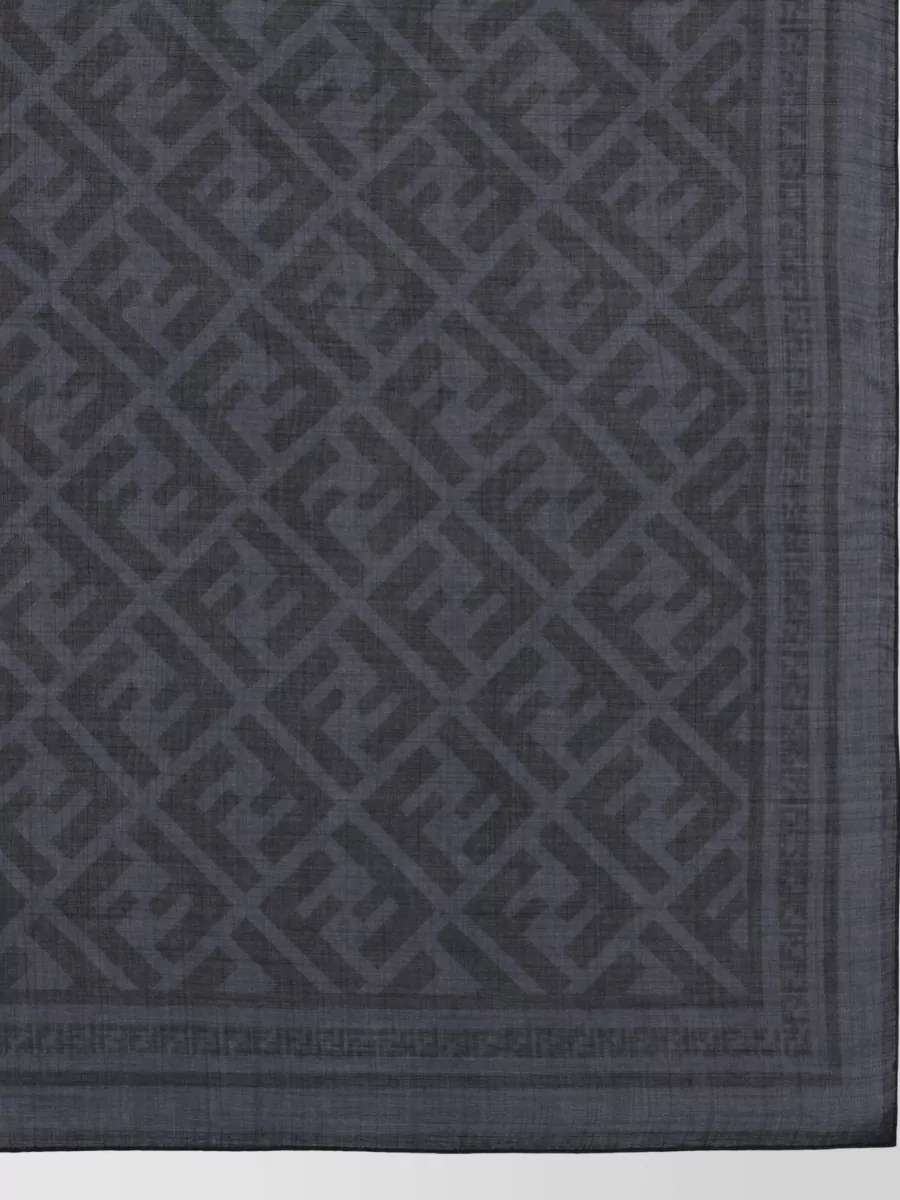 Fendi silk wool tie