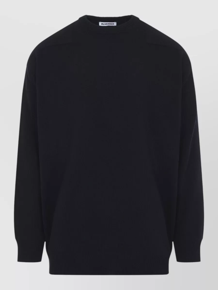 Jil Sander Ribbed panelled wool jumper