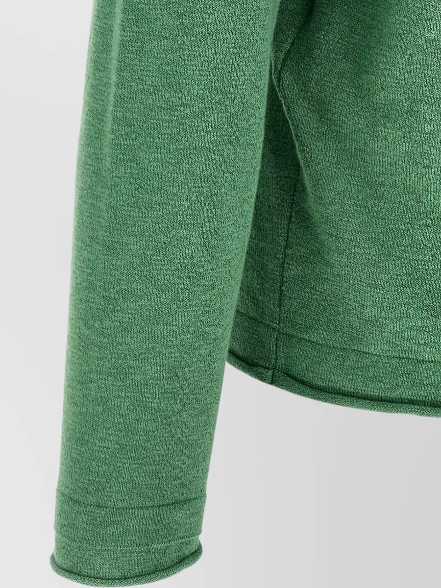 Stone Island Fine-Knit Crew-Neck Long-Sleeve Sweater