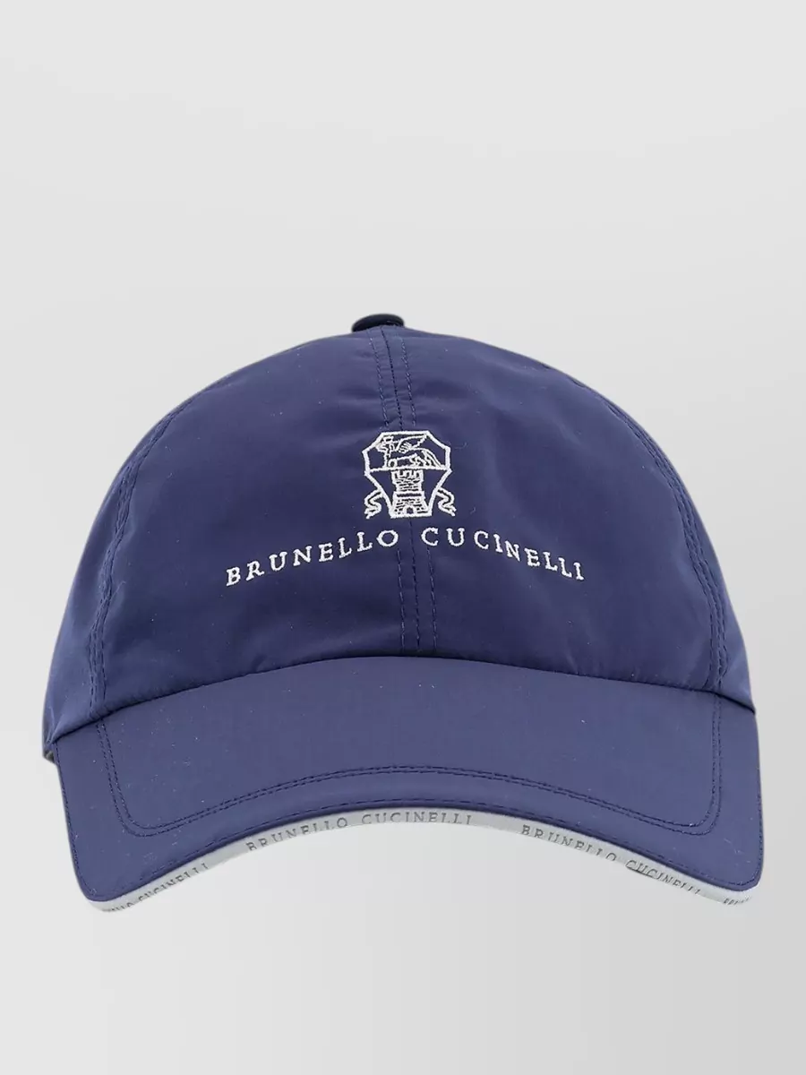 Brunello Cucinelli logo-embroidered baseball cap