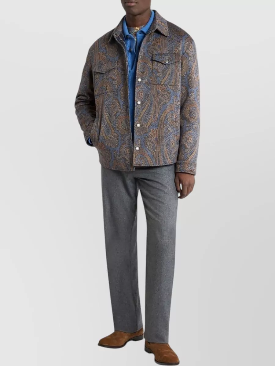 Etro Cashmere Regular-Fit Polo Jumper