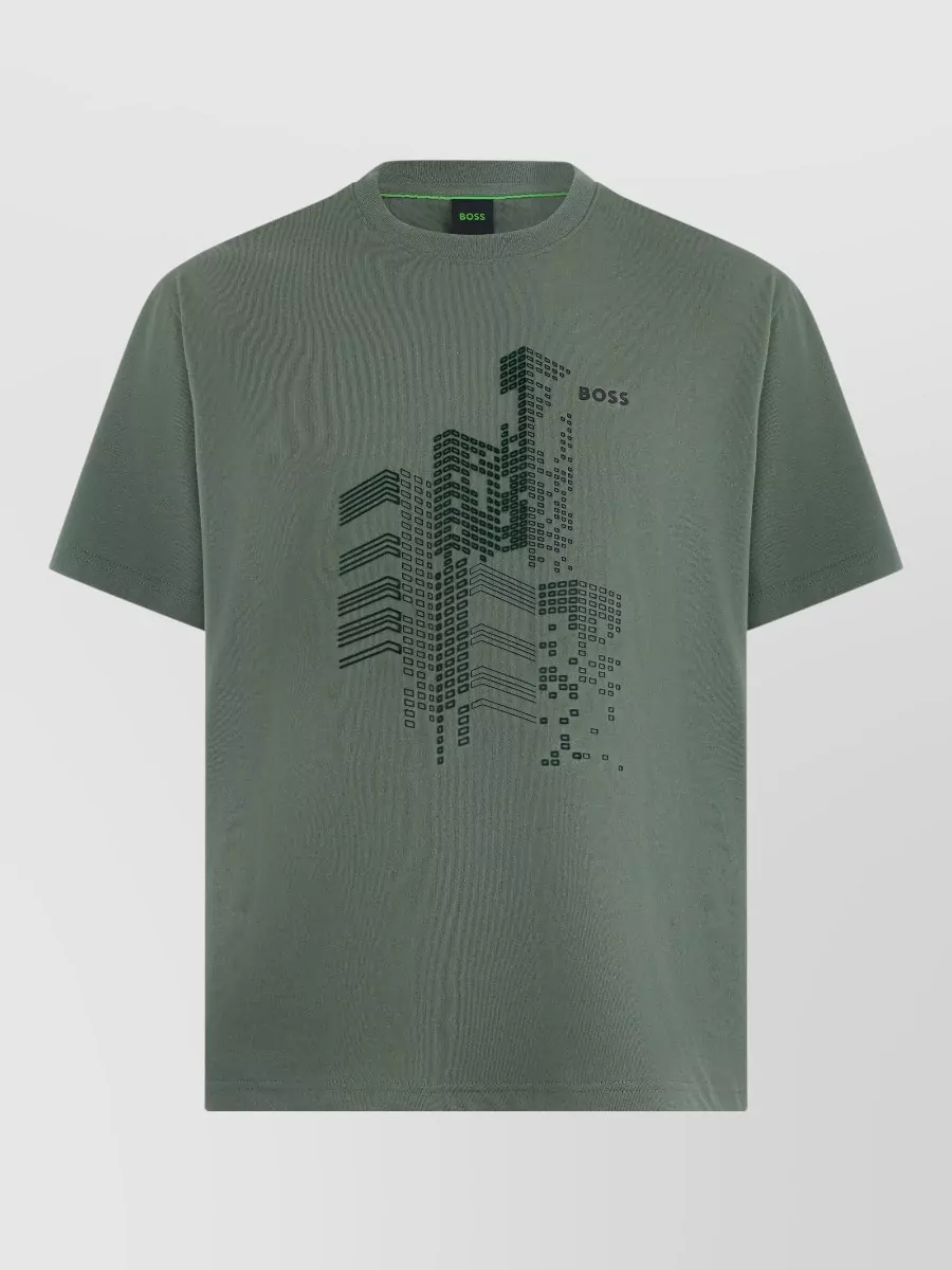 Boss cotton printed t-shirt