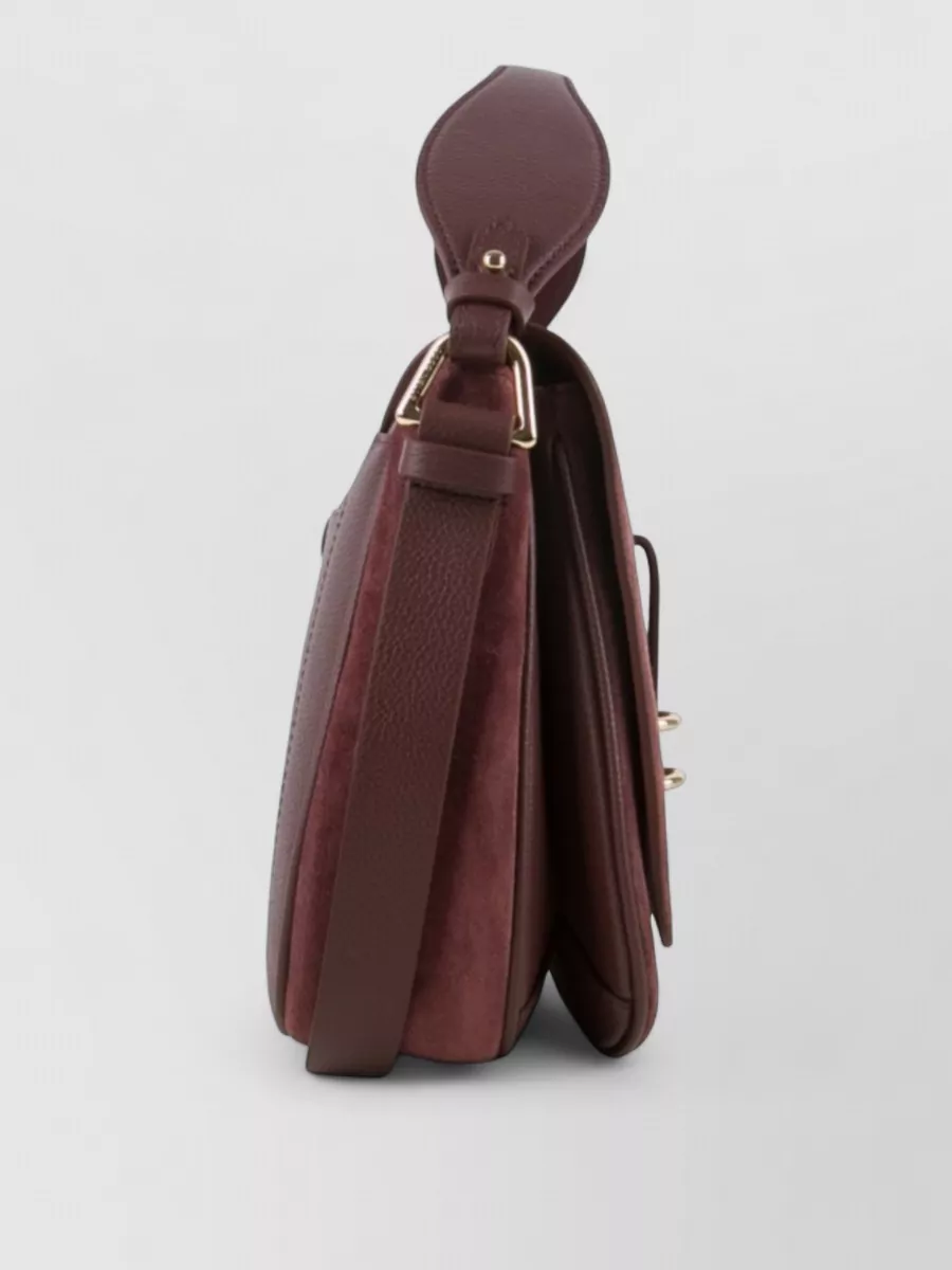 Coccinelle Calf Suede Shoulder Bag
