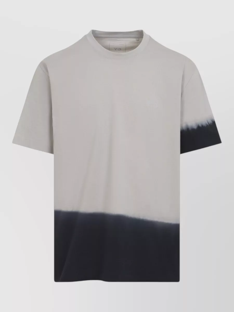 Y3 Crew Neck Short Sleeve Tie Dye T Shirt