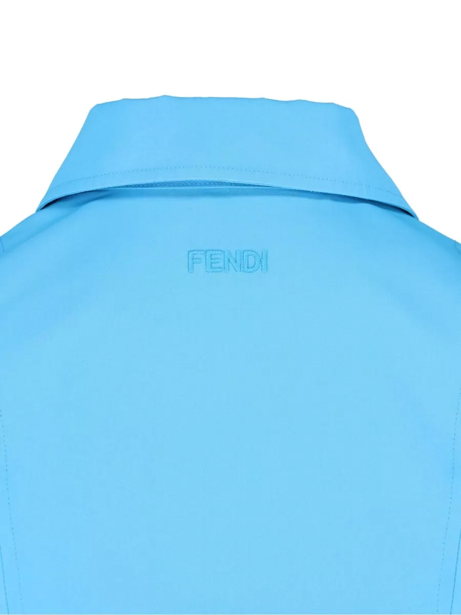 Fendi Viscose Mini Shirt Dress