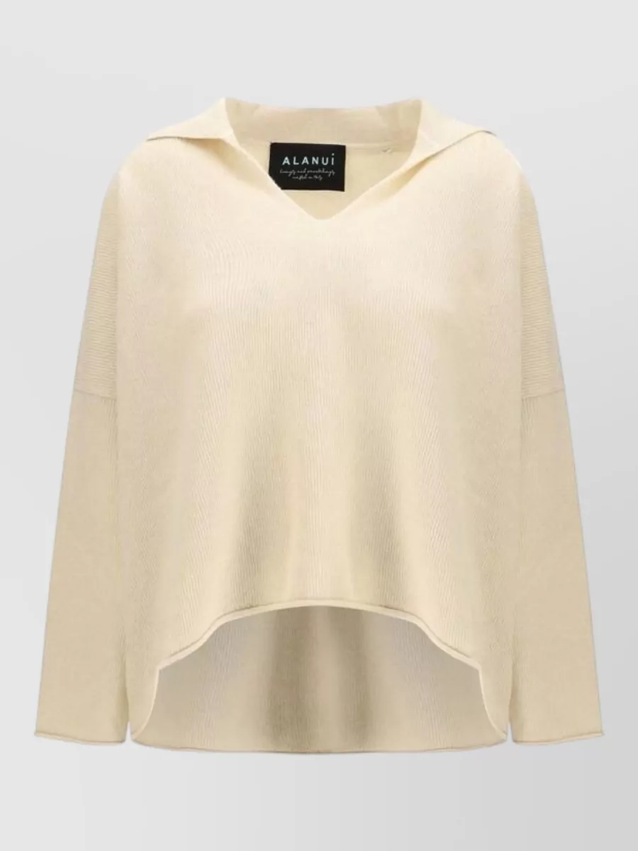 Alanui cashmere silk polo sweater
