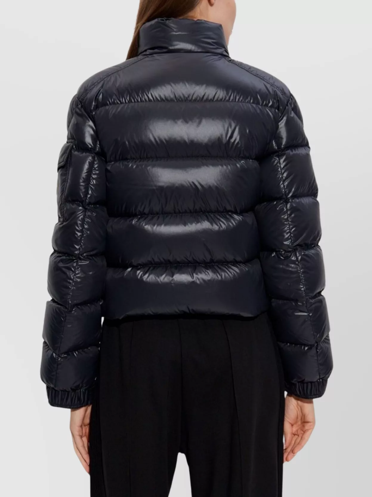 Moncler Quilted High Collar Long Sleeves Jacket