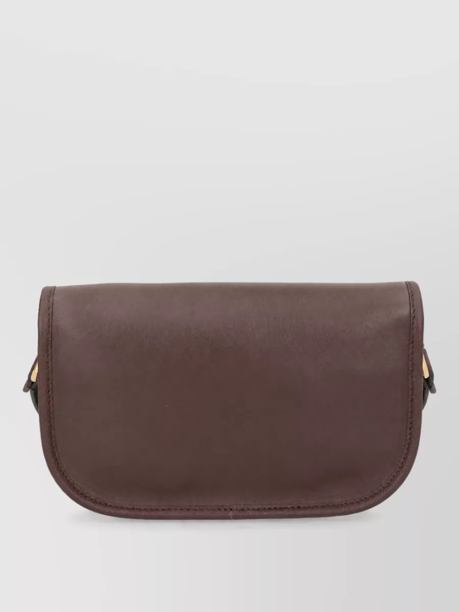 Valentino Garavani Leather Antibes Clutch Bag