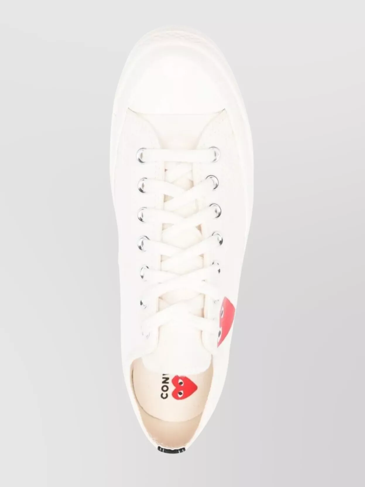 Comme Des Garçons Heart Detail Low Top Sneakers