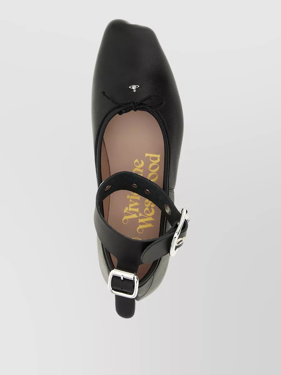 Vivienne Westwood Leather Ballerina Shoes