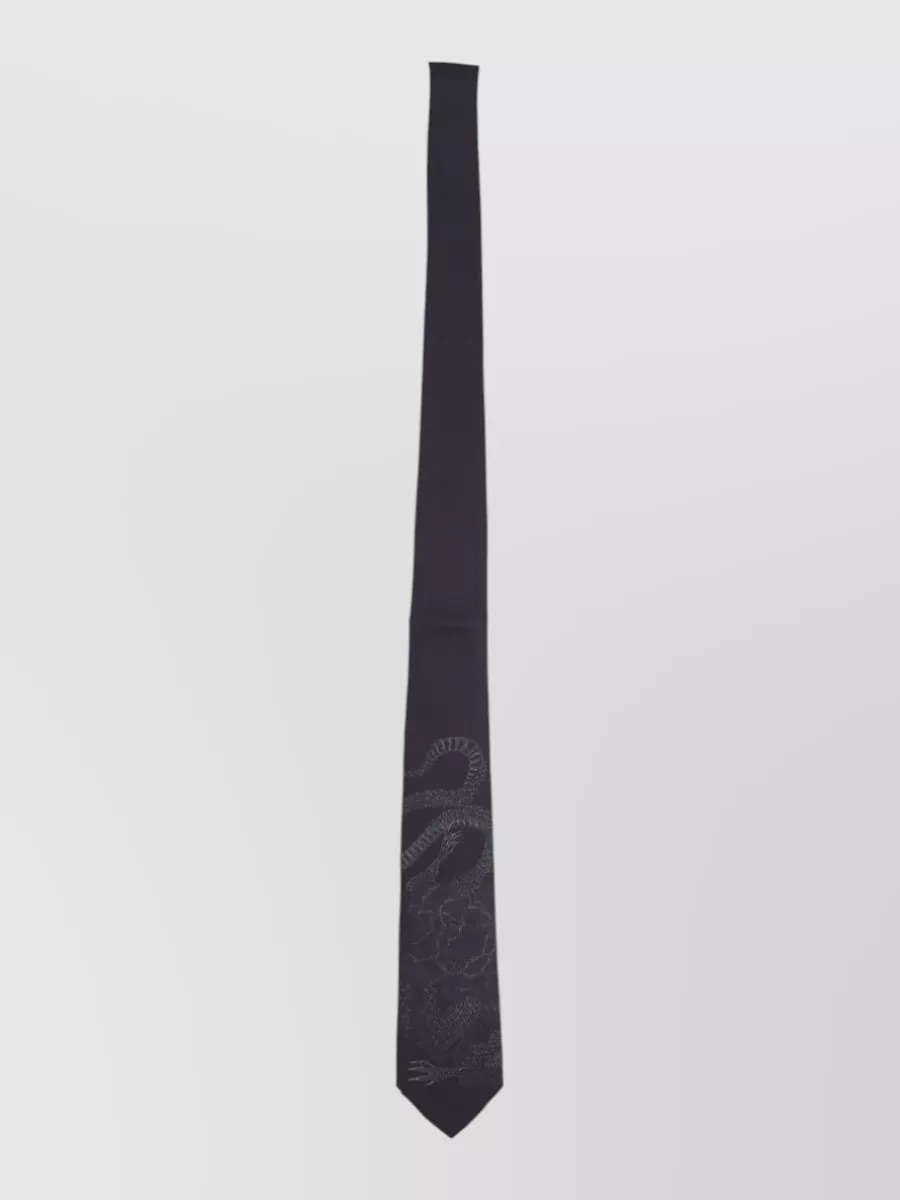 Our Legacy silk printed tie