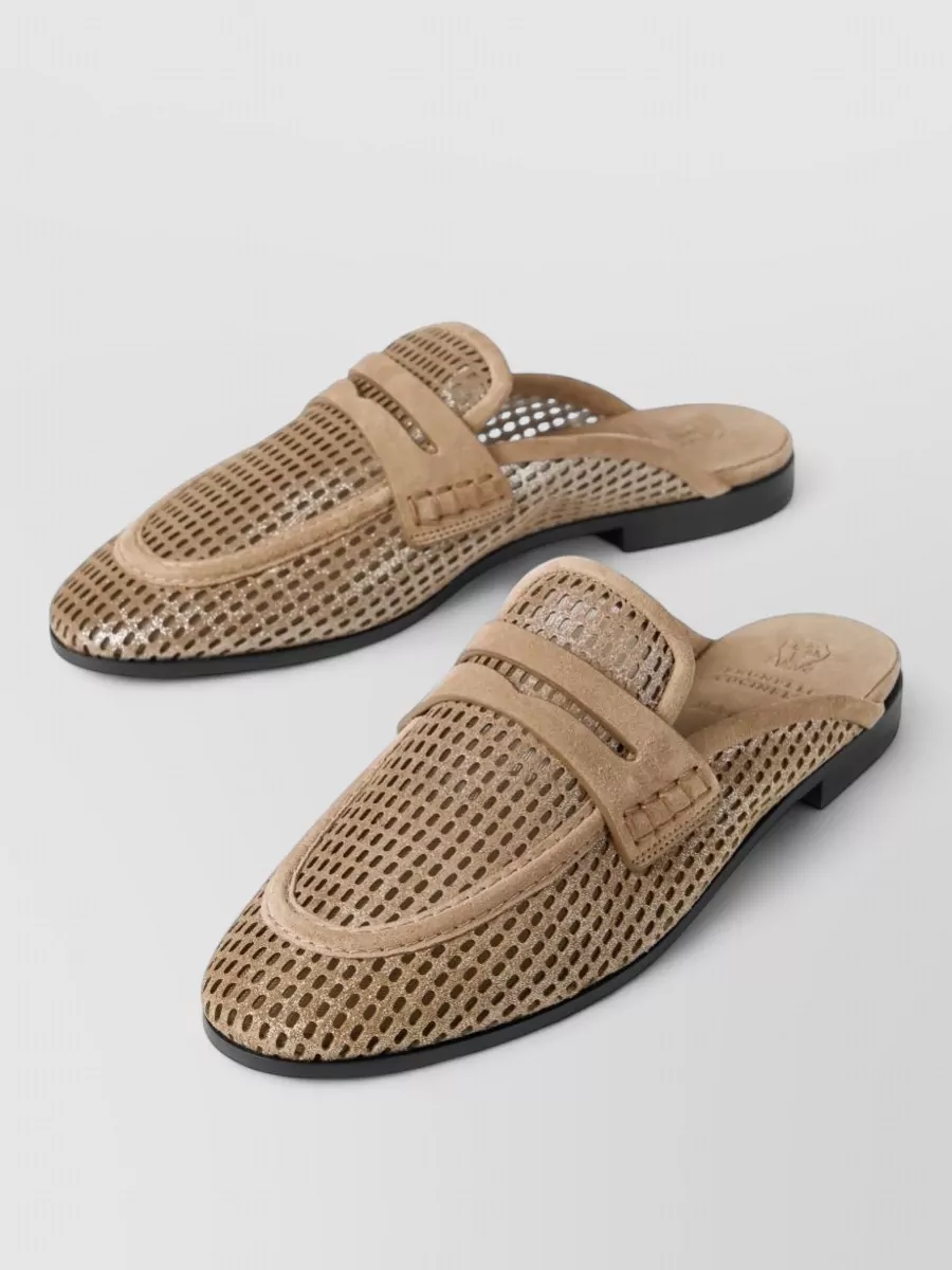 Brunello Cucinelli Leather Mules