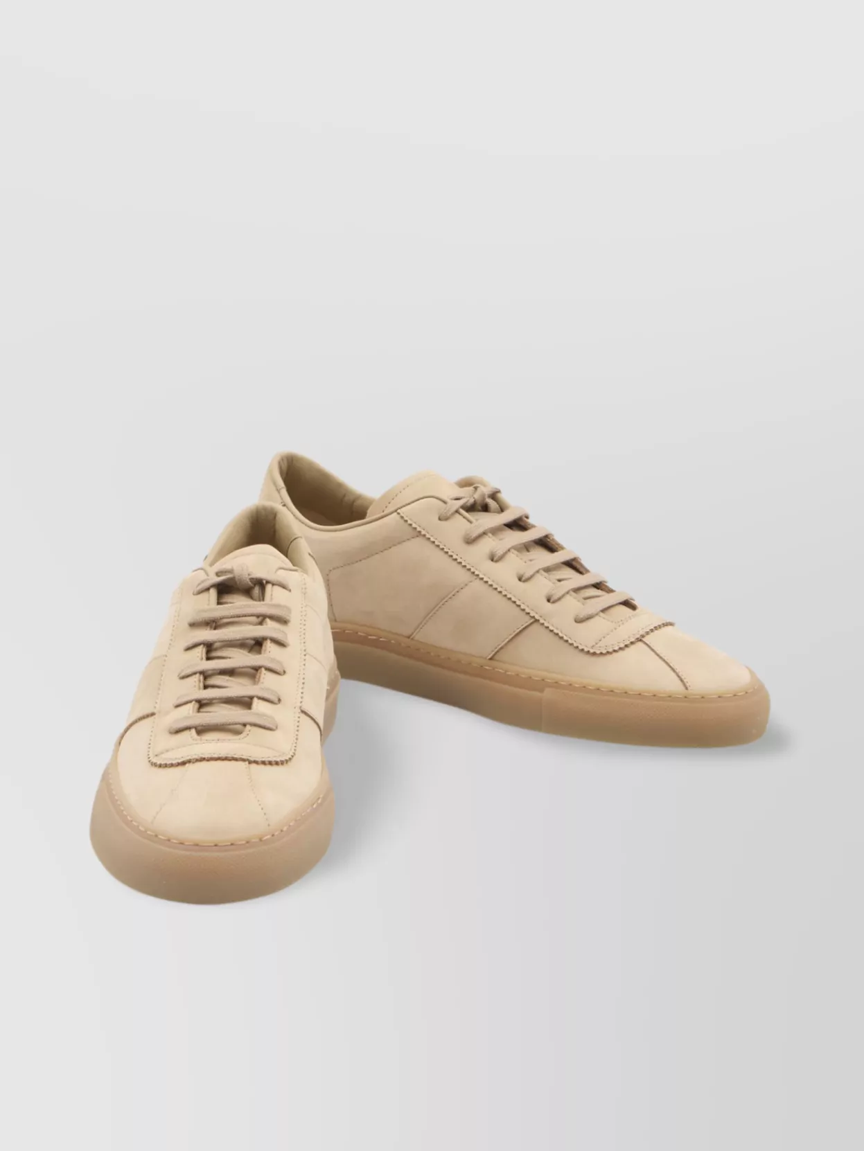 Common Projects Suede Leather Low-Top Sneakers