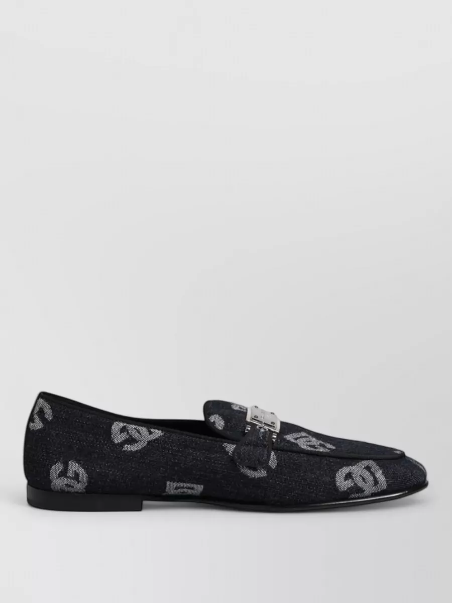 Dolce&Gabbana Logo-Print Loafers