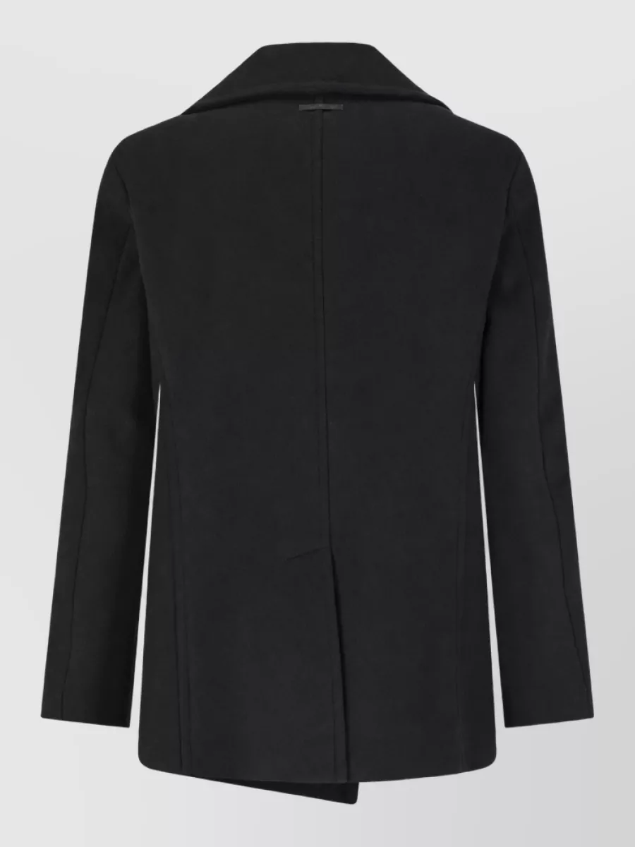 Lardini Wool Double Breasted Coat