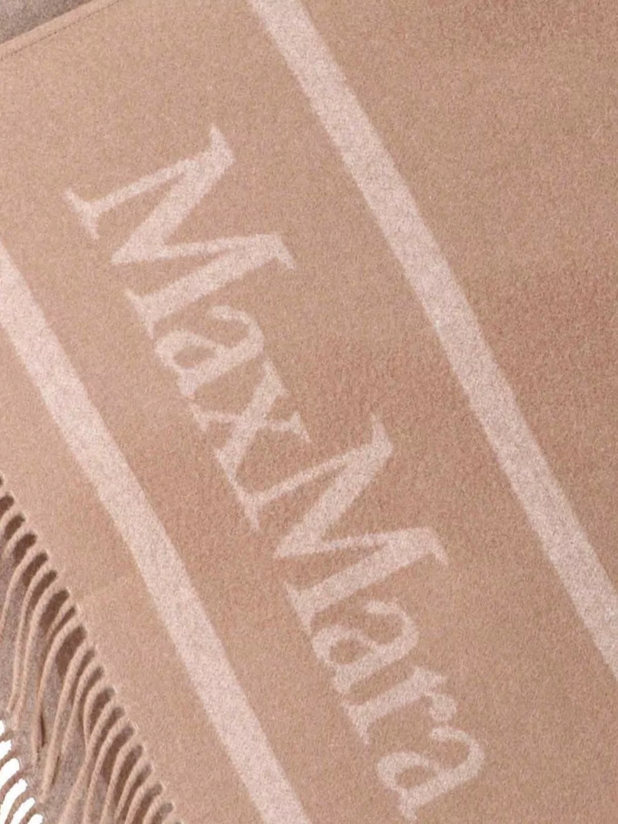 Max Mara Large Scarf With Soft Texture And Fringe
