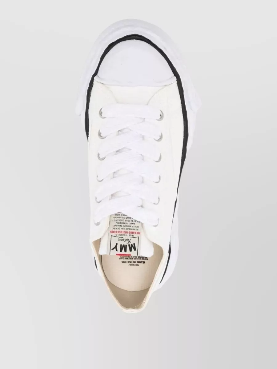 Maison Mihara Yasuhiro Cotton Low-Top Sneakers