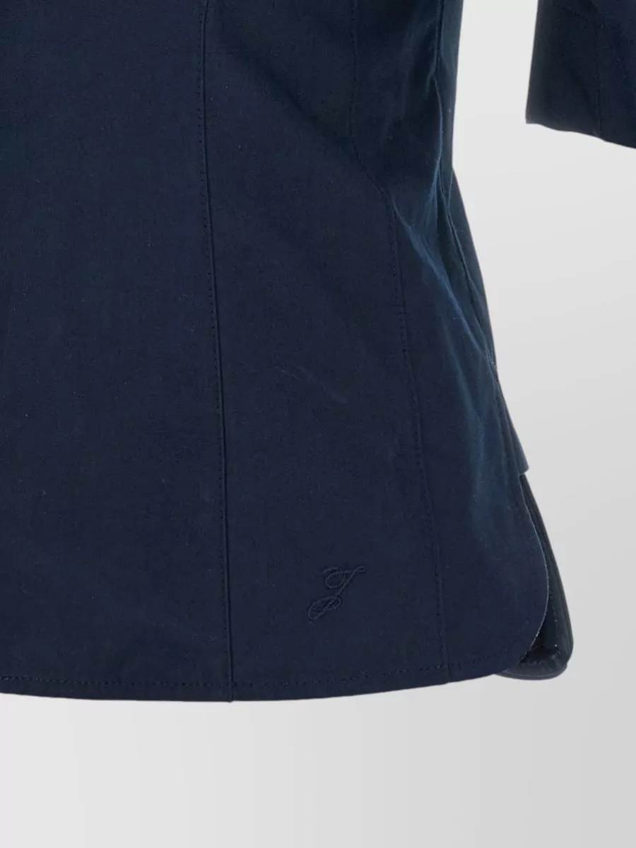 Jacquemus Cotton Boat Neck Short Sleeve Shirt
