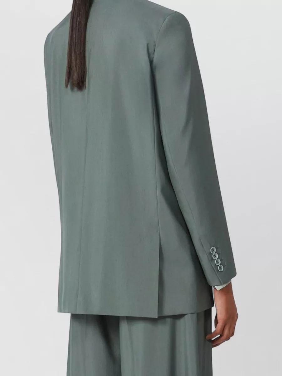 Max Mara Double Breasted Jacket Notch Lapel Tailoring