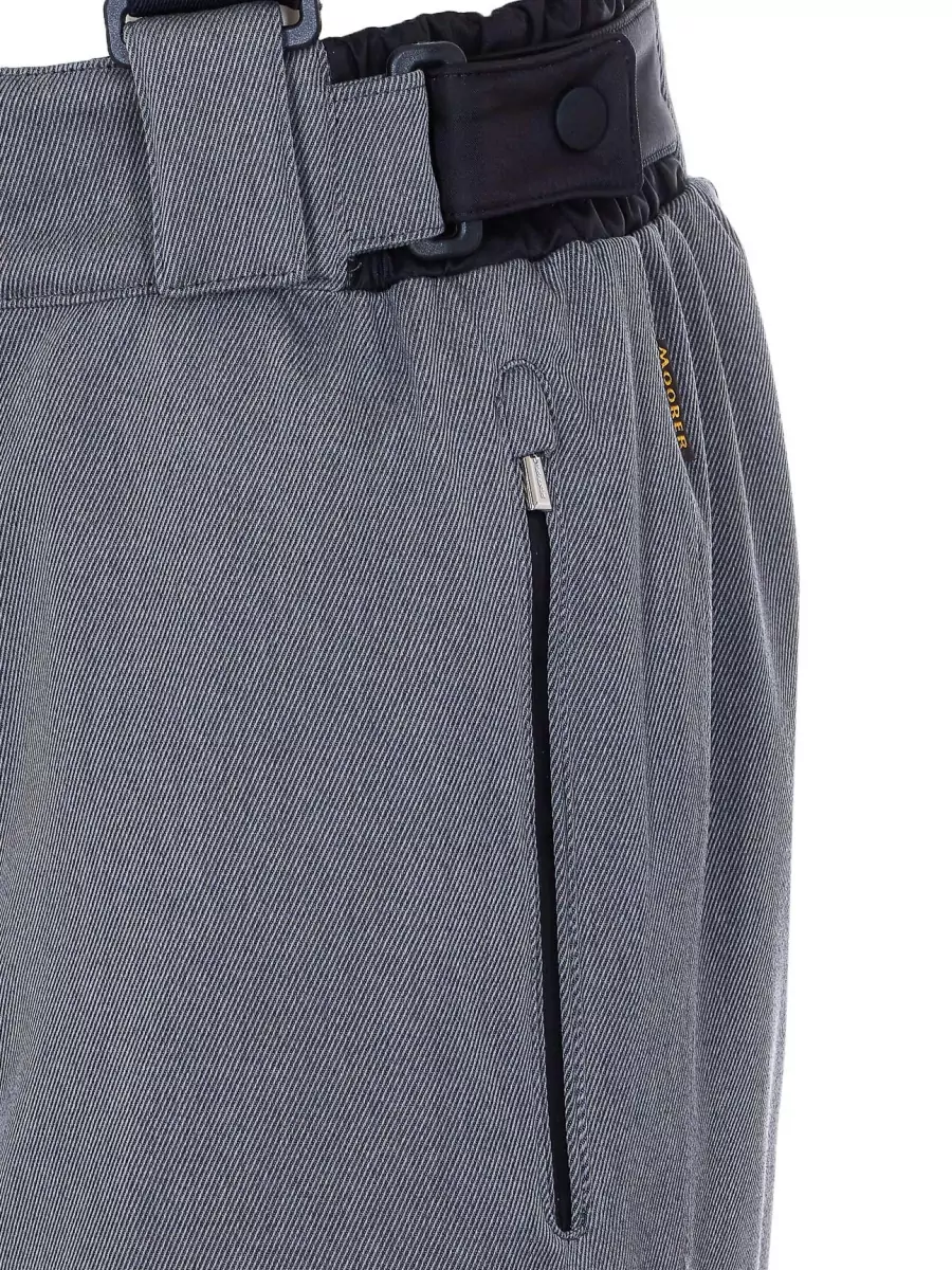 Moorer Fanis Trousers Elastic Waistband Padded Design