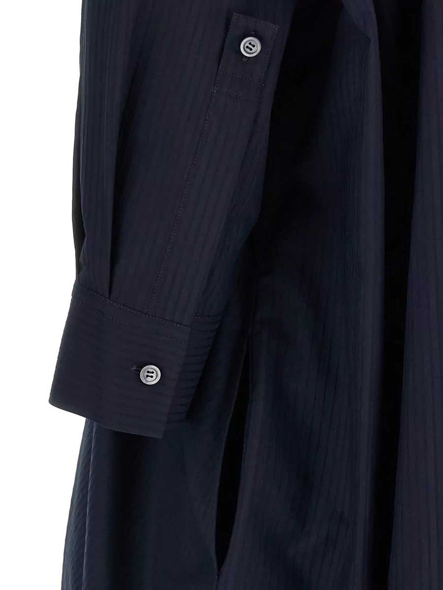 Loewe Draped V-Neck Mini Dress