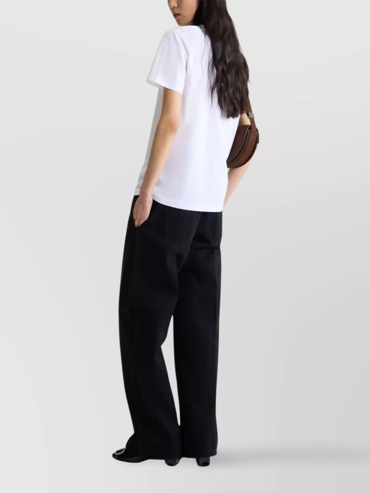 Patou Short Sleeve T-Shirt Embroidered Collar