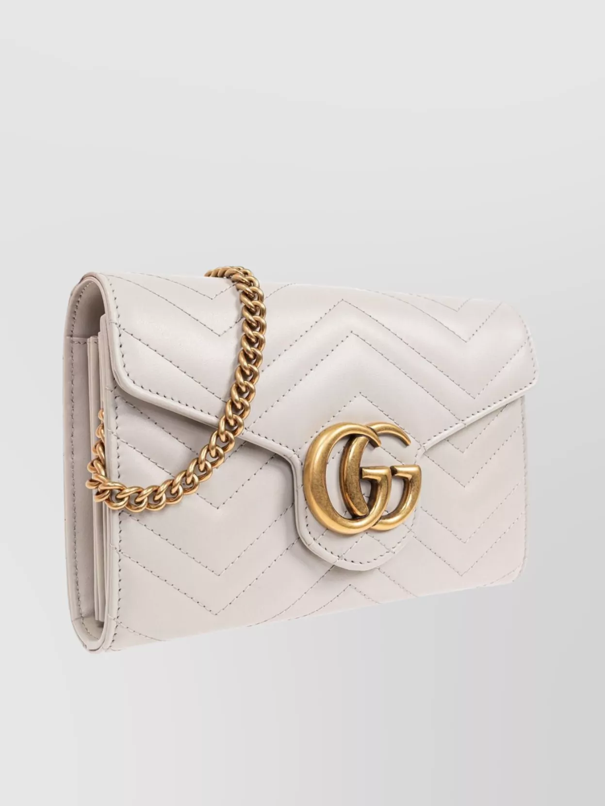 Gucci Mini Gg Marmont Clutch Bag Matelassé Leather