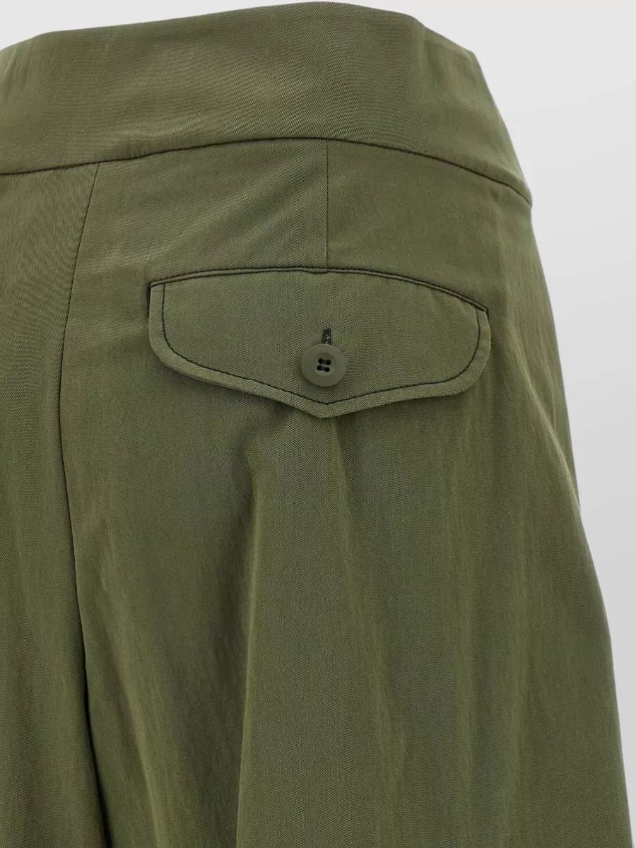 Weekend Max Mara High Waist Cargo Trousers Wide Leg
