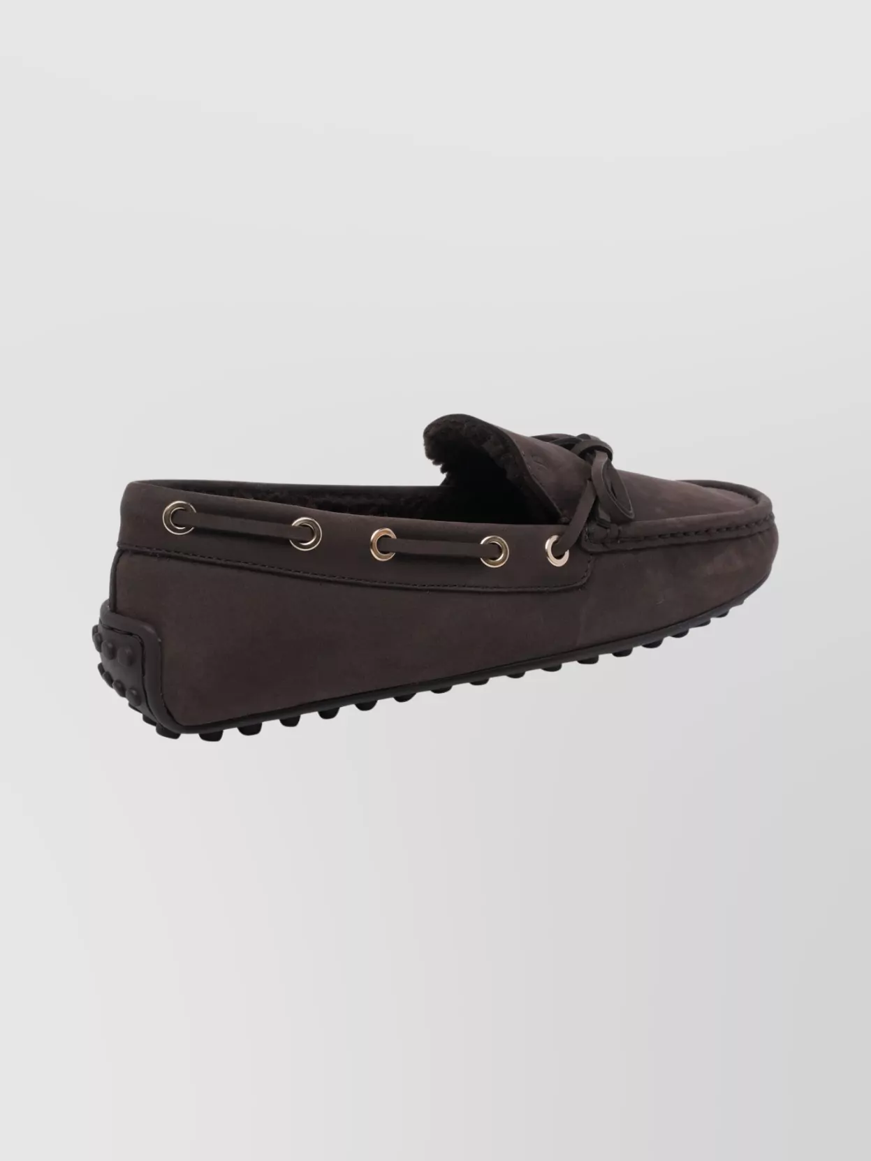 Tod's Slip-On Loafers With Bow And Contrast Stitching