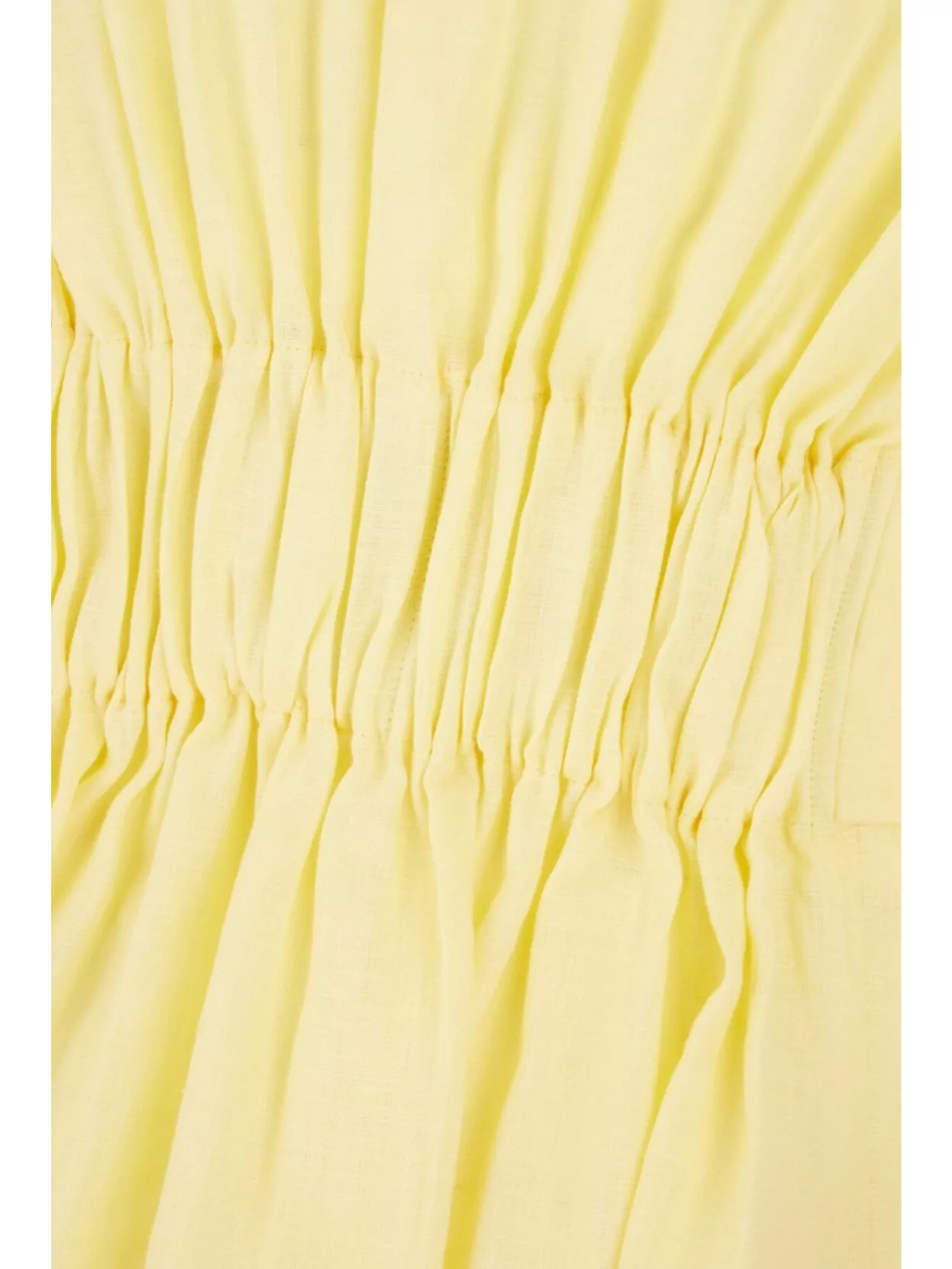 Weekend Max Mara Linen Dress With Midi Length And Pleated Skirt