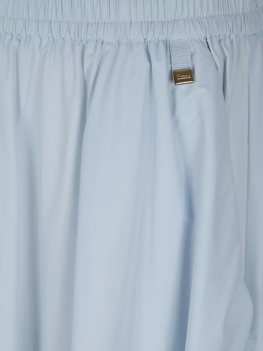 Herno Relaxed Fit Nylon Stretch Skirt Pockets