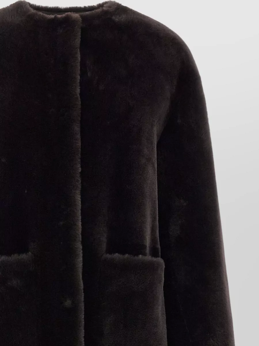 Blancha Shearling Long Coat