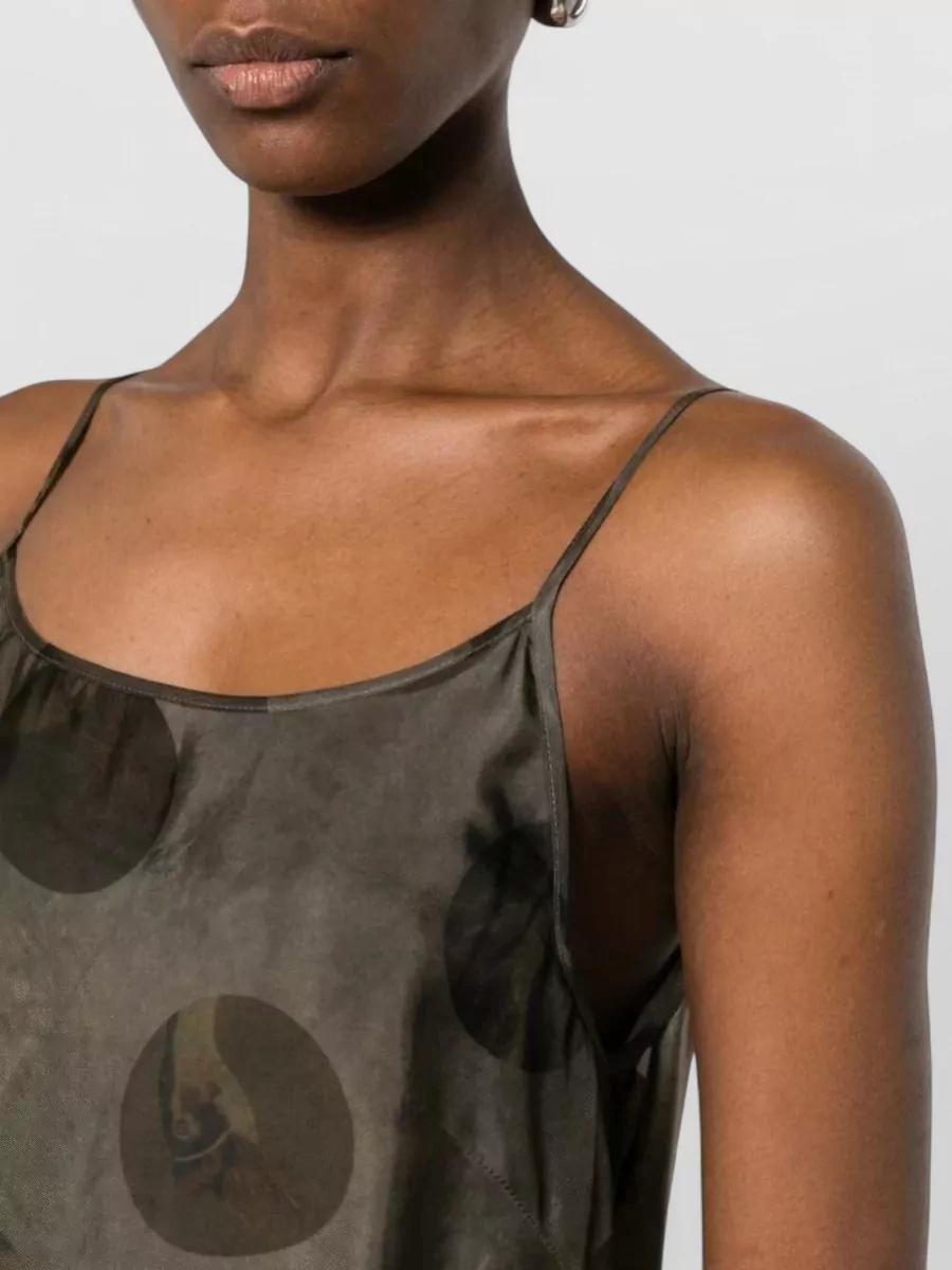 Uma Wang Anaya Dress Ankle Length Polka Dots