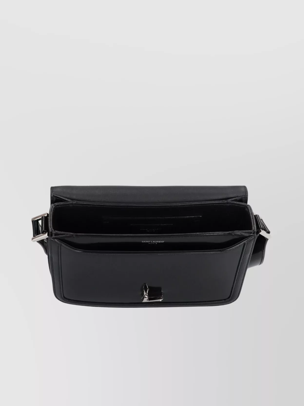 Saint Laurent Leather Messenger Bag Solferino