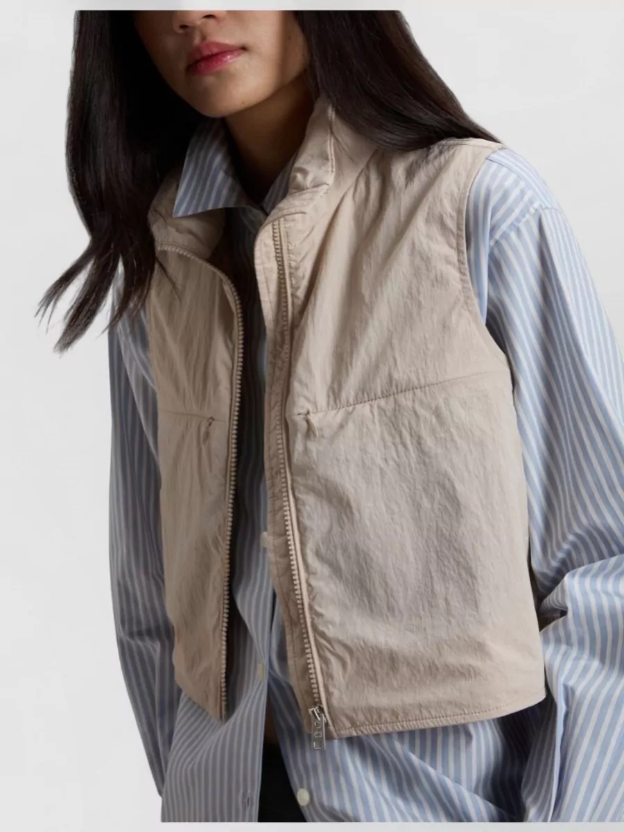 Woolrich Nylon Zip Vest