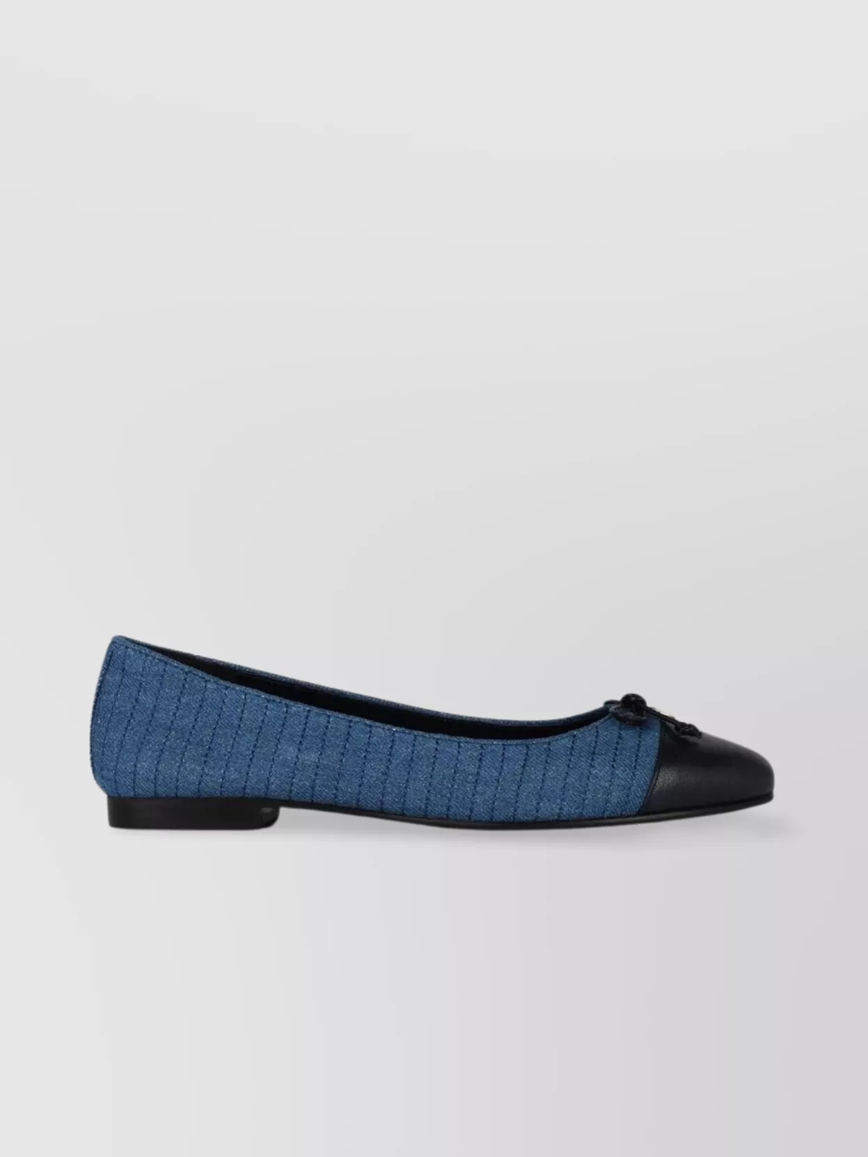 Tory Burch Bow Detail Ballerina Shoes In Black