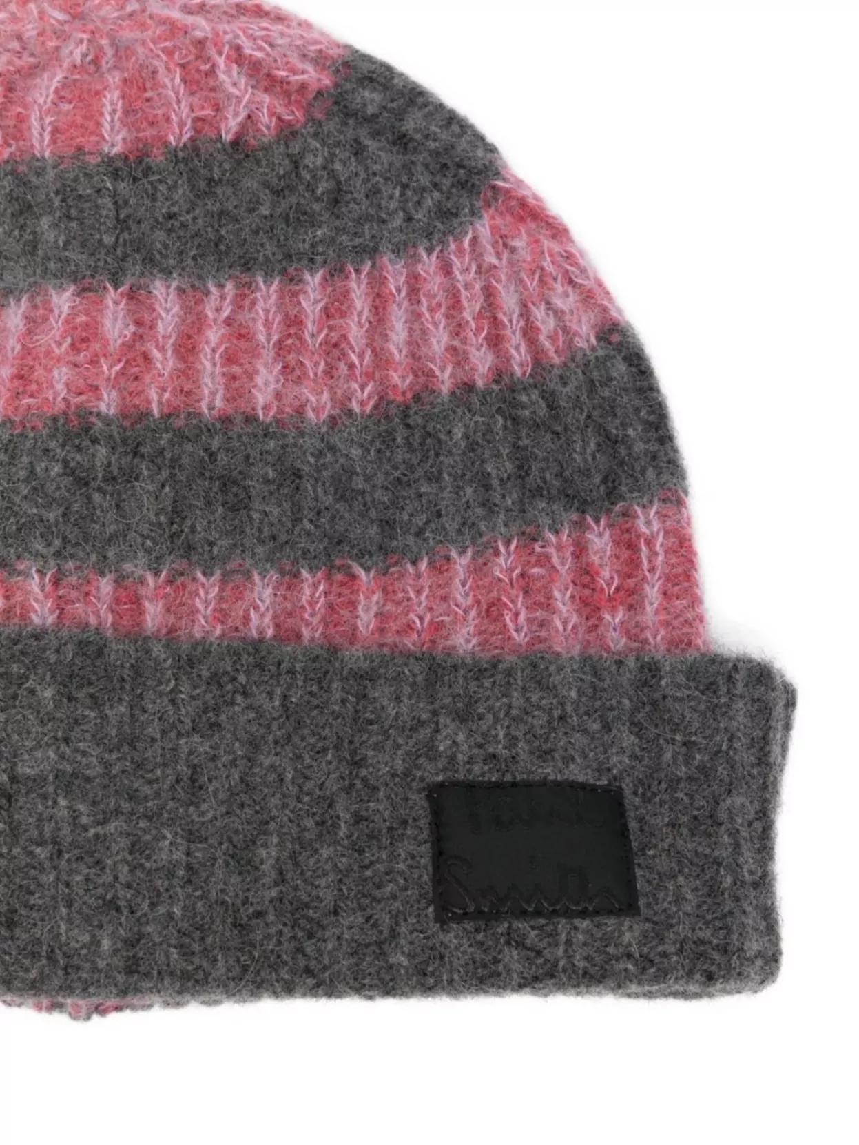 Paul Smith Casual Ribbed Striped Cotton Blend Hat