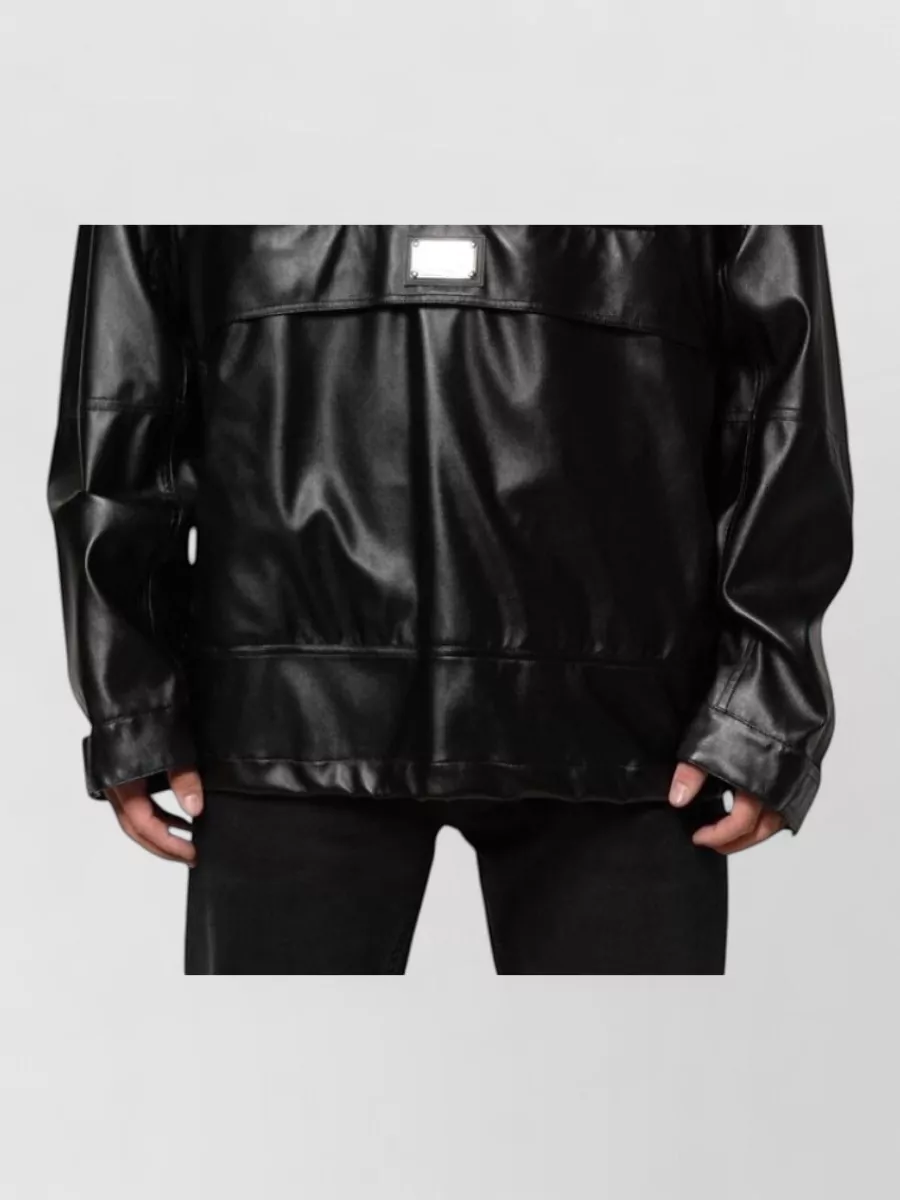 Dolce&Gabbana Logo plaque bomber jacket