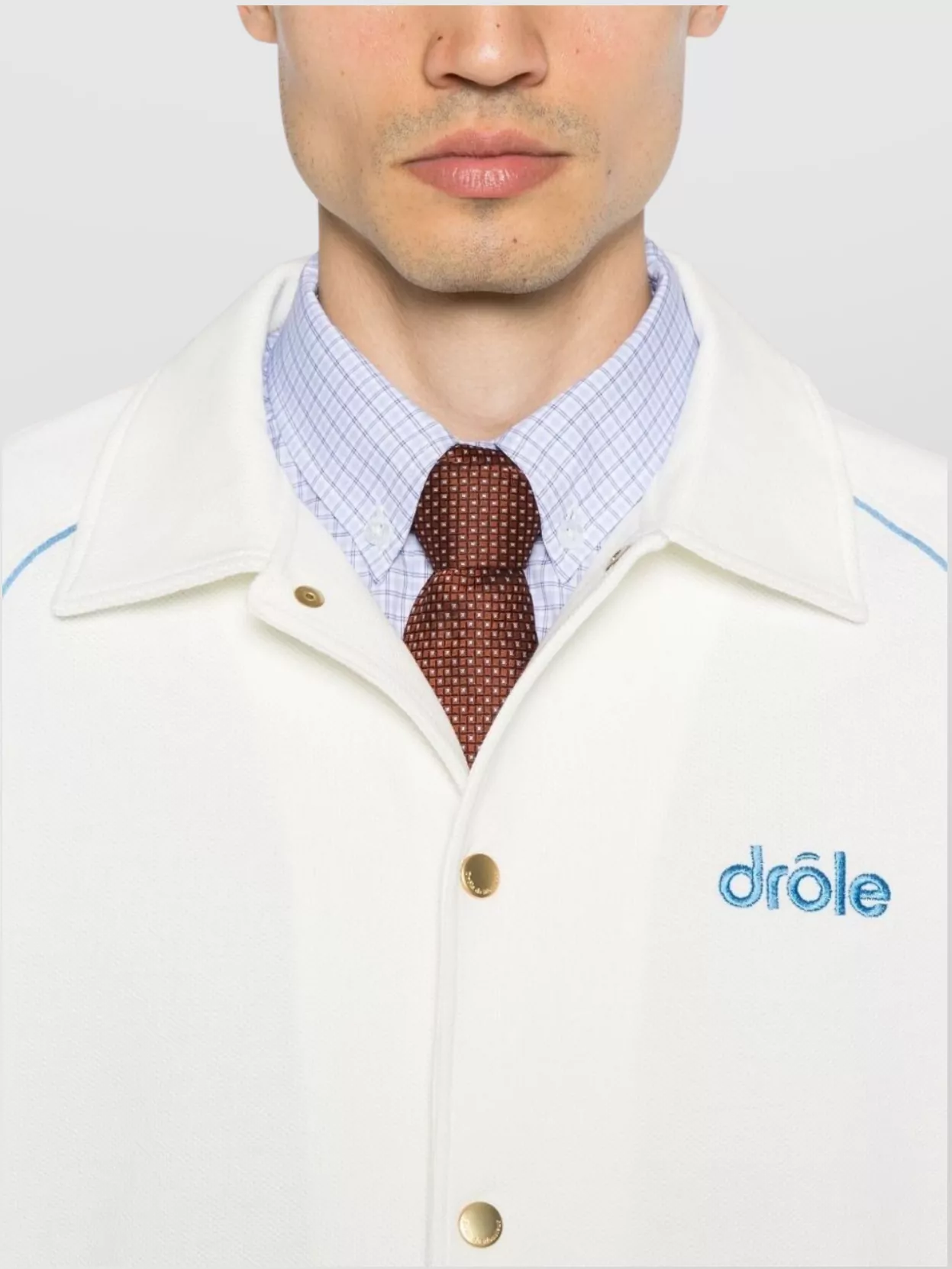 Drôle De Monsieur Logo Polo Shirt Featuring Drawstring Hem