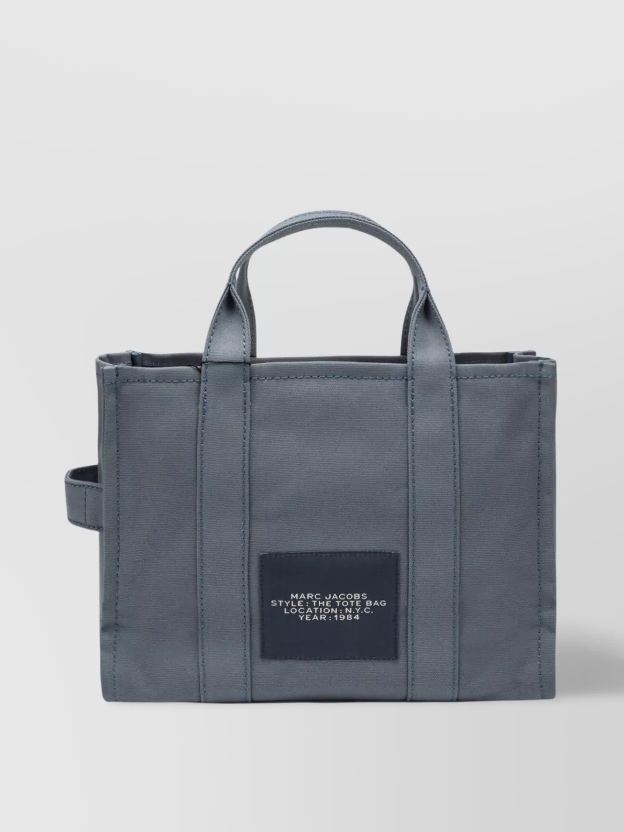 Marc Jacobs Medium Cotton Tote Bag In Gray
